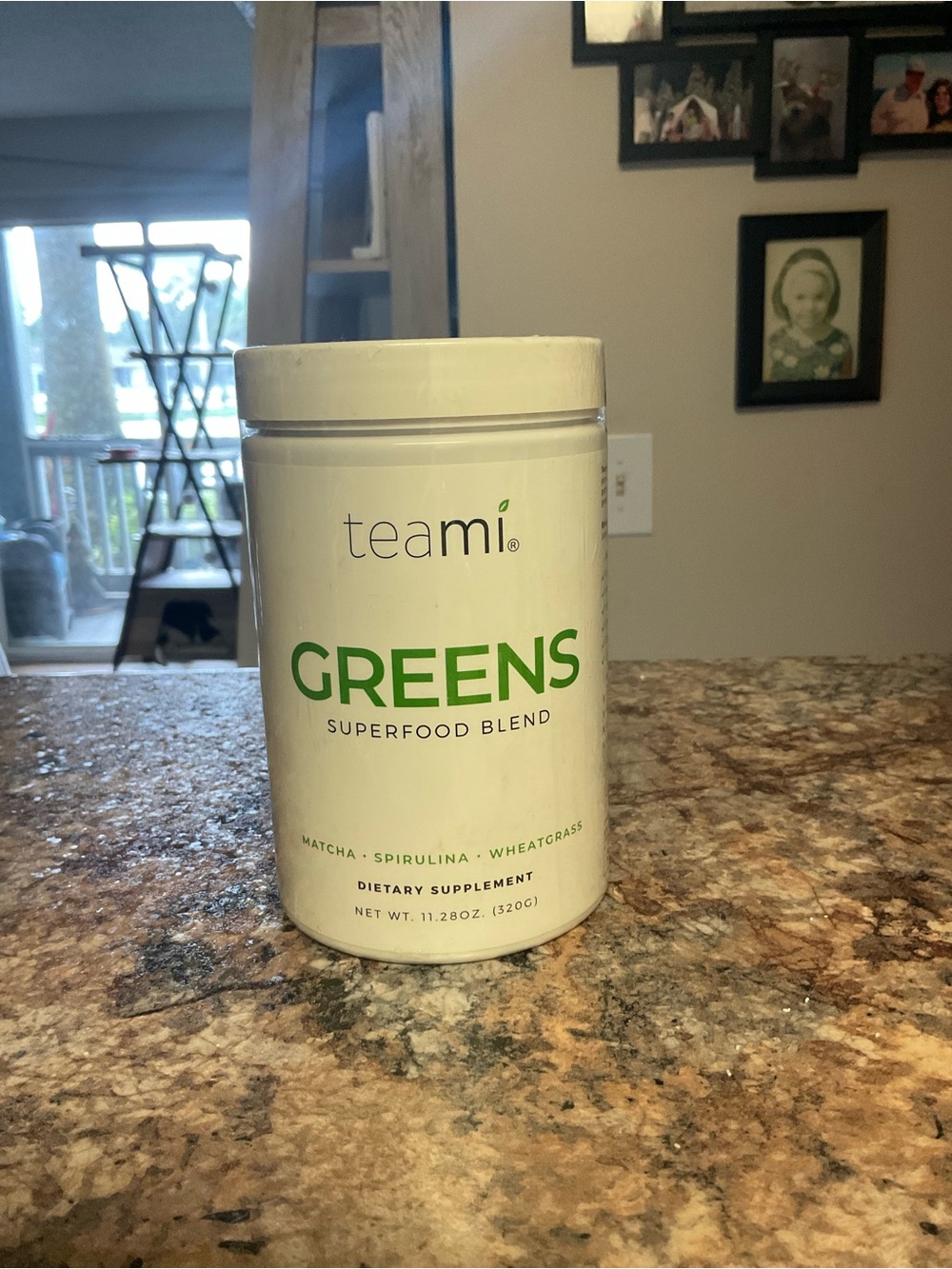 Teami Greens Superfood Blend Canister - White and Green